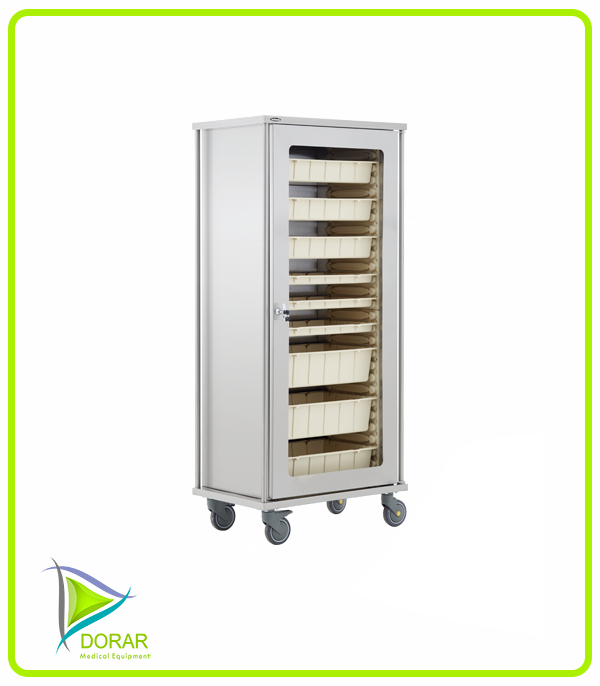 40517 Mobile Equipment Cupboard With Drawers